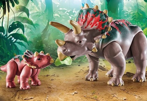 Zestaw z figurkami Dinos 71821 Triceratopsy
