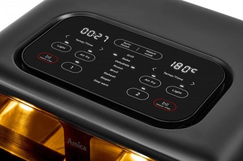 Frytownica beztłuszczowa dwukomorowa AFM 7020