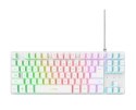 Klawiatura gamingowa podświetlana GTX 833 Thado TKL biała