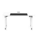 ULTRADESK UPLIFT Biurko 160x75 cm, 72-118 cm, biało-biały
