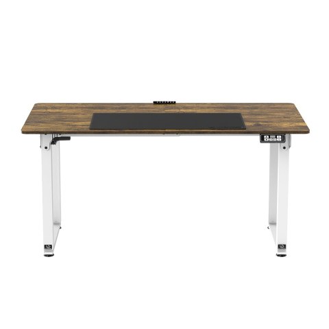 ULTRADESK UPLIFT Biurko 160x75 cm, 72-118 cm, biało-brązowy