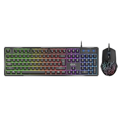 Genius GX GAMING Scorpion KM-GX3 Zestaw klawiatur przewodowa CZ/SK, czarna mechaniczna