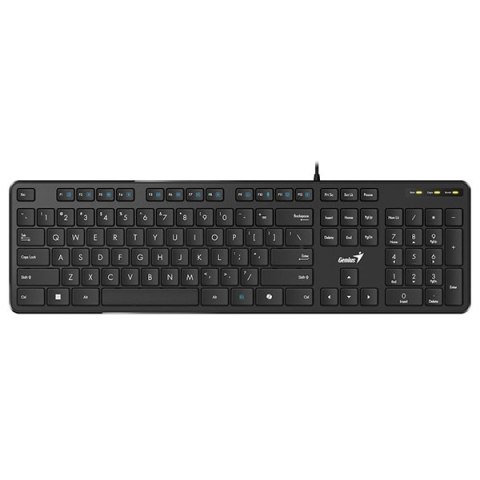 Genius Slimstar M200 Copilot klawiatura przewodowa (USB) CZ/SK, czarna