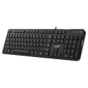 Genius Slimstar M200 Copilot klawiatura przewodowa (USB) CZ/SK, czarna
