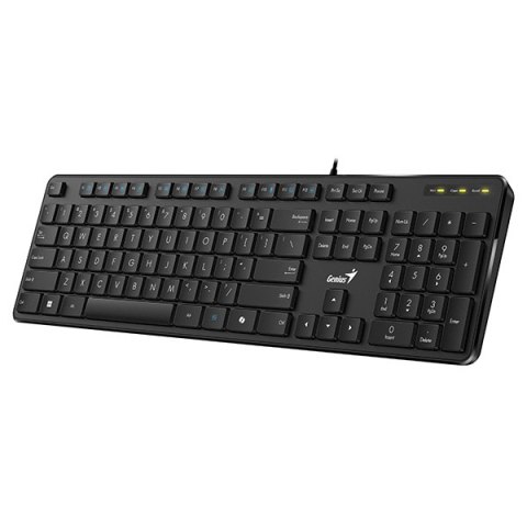 Genius Slimstar M200 Copilot klawiatura przewodowa (USB) CZ/SK, czarna