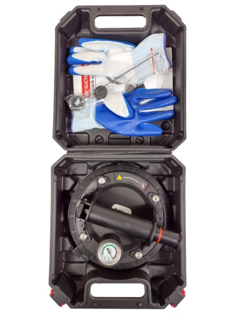 PRZYSSAWKA Z POMPKĄ I MANOMETREM /SILVER