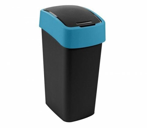 CURVER KOSZ NA ŚMIECI "FLIP BIN" 25L /CZARNY/ NIEBIESKI