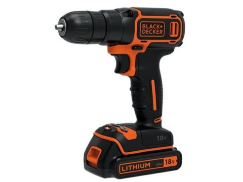 BLACK+DECKER WIERTARKO-WKRĘTARKA 18V 1x1,5AH BDCD18K