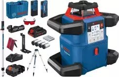 BOSCH LASER OBROTOWY GRL 600 CHV +ODBIORNIK LR 60 +PILOT RC 6 +UCHWYT WM 6 +STATYWW BT170HD +ŁATA GR240 1xPC4,0Ah WALIZKA