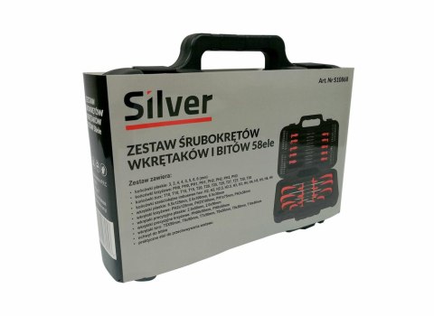 WKRĘTAKI PLUS BITY 58el../SILVER /WALIZKA
