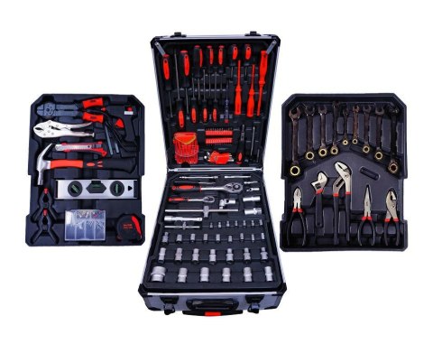 ZESTAW KLUCZY 419el./WALIZKA NA KÓŁKACH CZARNA PROF /SILVER