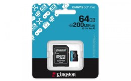 Karta microSD 64GB CanvasGo! Plus 200MB/s A2 U3 V30 + adapter