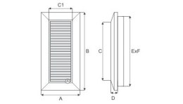 KRATKA WENTYLACYJNA DUO SMART 140*210