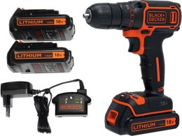 BLACK+DECKER WKRĘTARKA 18V/2x1.5Ah, BDCDC18B