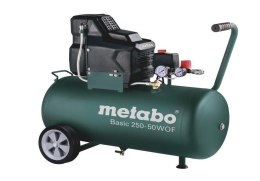 METABO.KOMPRESOR BASIC 250-50 W OF 230V 50L 8BAR 120L/MIN BEZOLEJOWY