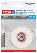 TESA TAŚMA DWUSTRONNA POWERBOND 1,5m x 19mm NA TAPETY I TYNK