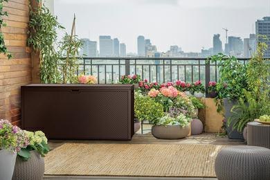 KETER SKRZYNIA OGRODOWA EMILY 270 L / GRAFITOWA