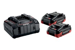 METABO.AKUMULATOR 18V 4,0Ah LIHD XTREME 2szt. + ŁADOWARKA ASC 290