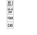 YATO OTWORNICA UNIWERSALNA TCT 68mm 5/8"