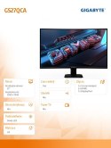 Monitor 27 cali GS27QCA 1ms/5000:1/QHD/2xHDMI/DP