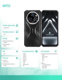 Smartfon WP55 5G 12/256 GB IP69K czarny