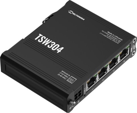 Teltonika TSW304 switch przemysłowy 4xGE (TSW304000000) DIN