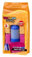 Piasek kinetyczny Wonder Factory Never Dry Sand Bag, Pomarańczowy, czerwony
