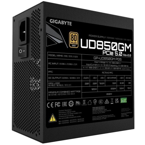 Zasilacz UD850GM PG5 850W 80PLUS GOLD PFC ATX