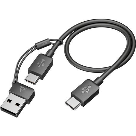 Zestaw słuchawkowy z podstawką ładującą Focus 2 USB-C/A 9T9J5AA