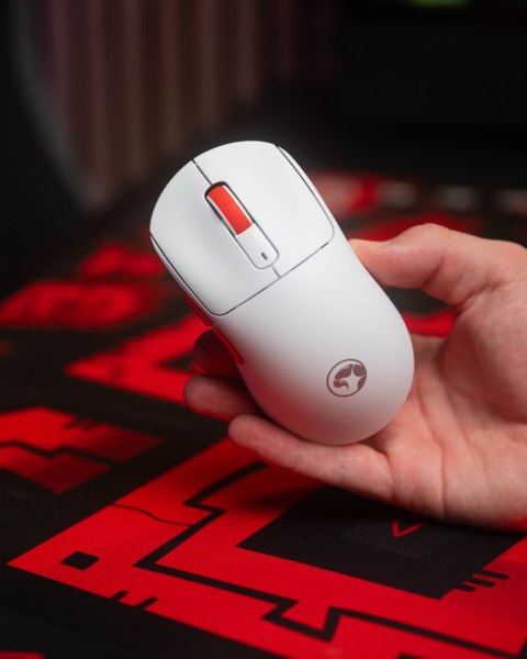 Marvo NIRO 60 Mysz biała, 12000DPI, Tri-Mode