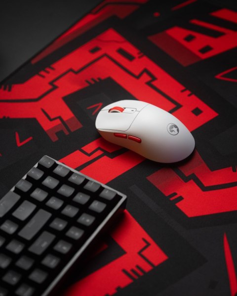 Marvo NIRO 60 Mysz biała, 12000DPI, Tri-Mode