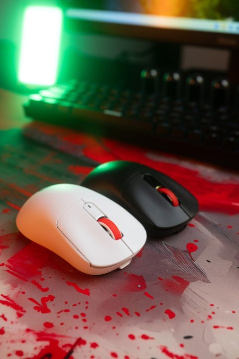 Marvo NIRO 60 Mysz biała, 12000DPI, Tri-Mode