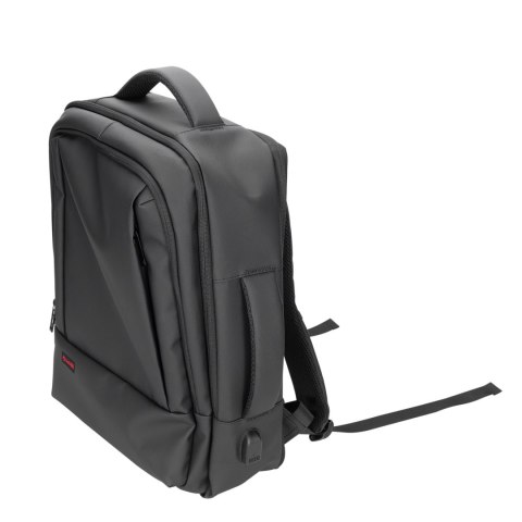 Plecak na notebook 17.1", URBANO 40, szary, nylon, Marvo