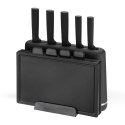 Zestaw noży + desek na podstawce MR-1412-BLACK
