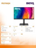 Monitor 27 cali PD2706QN LED 5ms/IPS/HDMI/100Hz