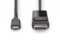 Kabel adapter USB Typ C/DisplayPort dwukierunkowy 8K 30Hz 2m