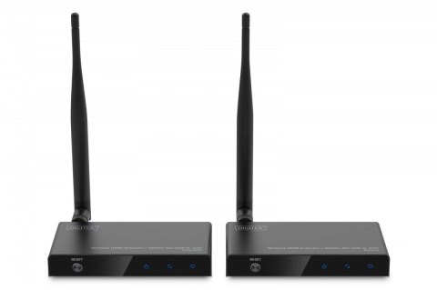 Przedłużacz/Extender splitter HDMI bezprzewodowy 100m 1080p 60Hz FHD 5GHz HDCP 1.3 (zestaw)