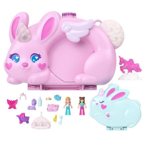 Figurki Polly Pocket Kompaktowa torebka Króliczki Baśniowe Królestwo