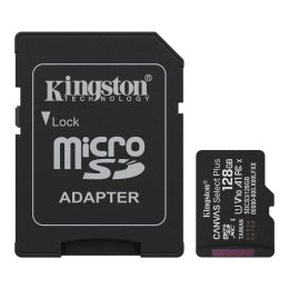 Karta pamięci Kingston microSDXC Canvas Select Plus 128GB C10 UHS-I/U1 A1 V10 + adapter