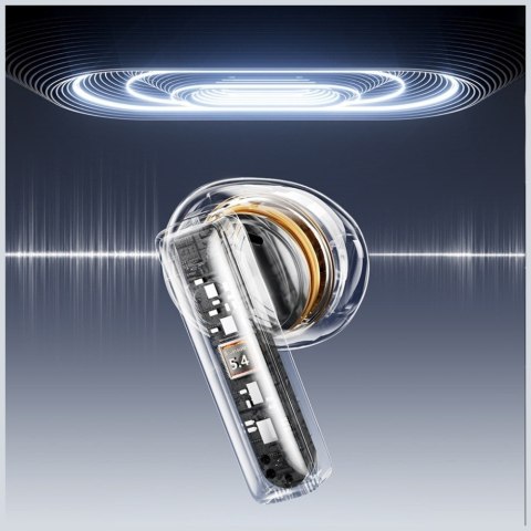 Słuchawki bluetooth ENC TP100 5.4 TWS LCD czarne