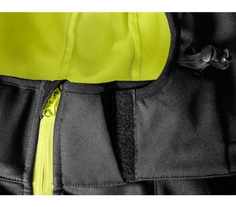 KURTKA MIX&MATCH SOFTSHELL CZARNO-ŻÓŁTA ROZMIAR L