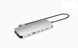 Stacja dokująca USB-C Metal Nano 3x Display Dock 2x HDMI 1x USB-C video Power Delivery 140W