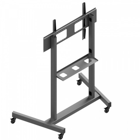 TR19 Wózek z półką do monitorów 55-110 cali VESA 100×100 - 1000×600 130 kg 1130-1510 mm