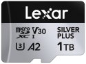 Karta pamięci microSD 1TB C10 A2 U3 V30 205/150MB/s Silver Plus