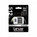 Karta pamięci microSD 512GB C10 A2 U3 V30 205/150MB/s Silver Plus
