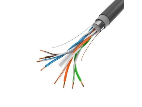 Kabel FTP Kat.6 CU 305 m drut outdoor