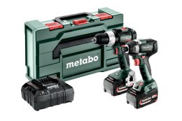 METABO.ZESTAW COMBO 18V 2.8.8 (SB 18 LT BL + SSD 18 LT 200 BL) 2x5,2Ah METABOX 145 ...