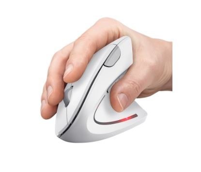 Mysz bezprzewodowa Verto Ergo biała