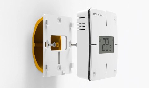 Przewodowy regulator pokojowy sinum czarny R-S1 Tech Sterowniki