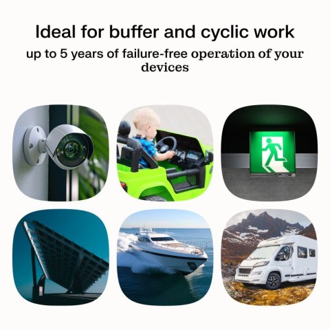 Akumulator AGM VRLA 6V 4Ah IP54